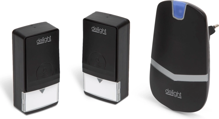 Timbre inalámbrico digital Kinetic con dos botones sin pilas