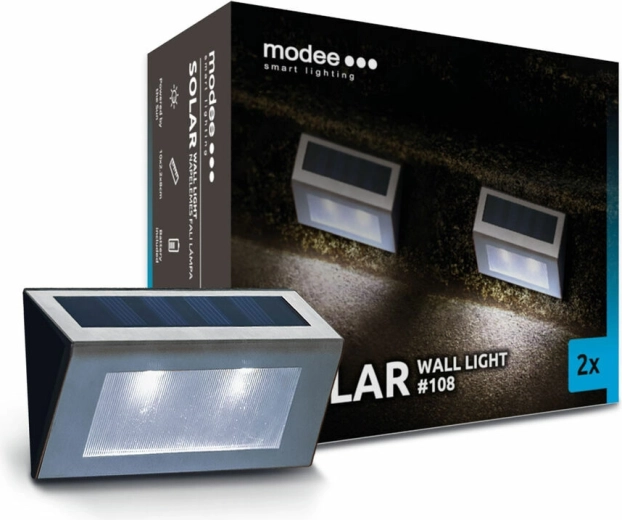 Modee smart lighting lámparas solares de pared 2 uds