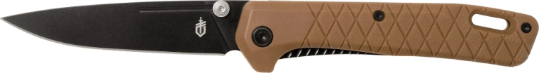 Navaja de bolsillo Gerber Zilch Coyote 7,8 cm, marrón GFN