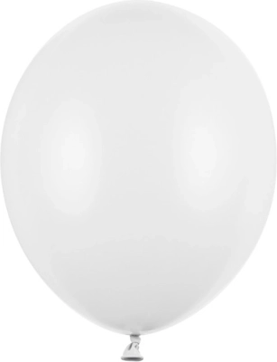 Globos Strong blancos pastel de 30 cm, 100 uds