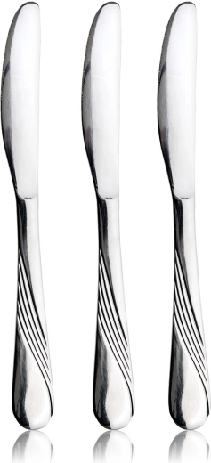 Cuchillo de mesa de acero inoxidable CELESTRA, set de 3 uds.