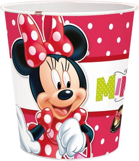 Papelera de plástico Minnie 5 l, diámetro 21 cm