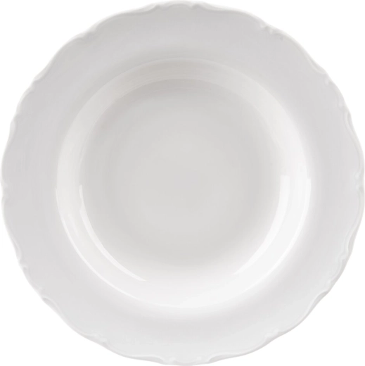 Plato hondo de porción MONA con borde, 23 cm