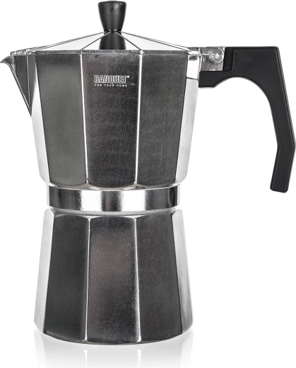 Cafetera moka BRIA de aluminio para 6 tazas