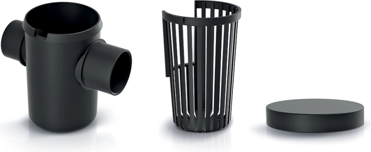 Filtro exterior de impurezas gruesas para agua de lluvia – kit de 3 piezas