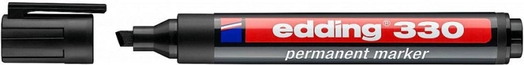Rotulador permanente Edding 330 negro