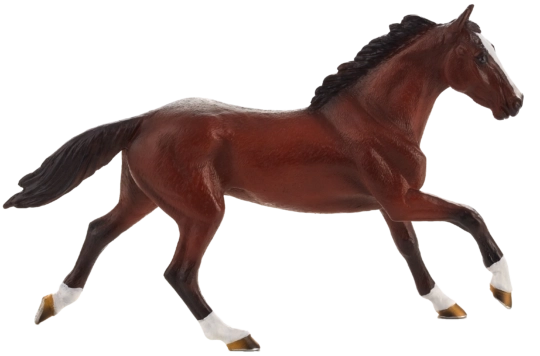 Figura realista de pura sangre inglés