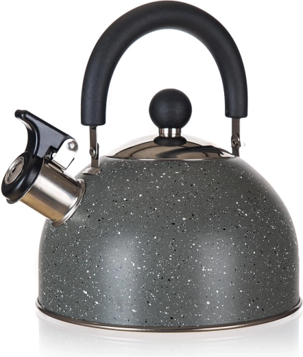 Tetera silbadora de acero inoxidable Granite Grey 1,7 l