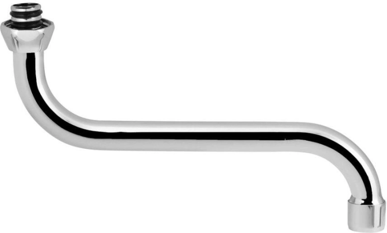 Brazo de salida 220 mm cromado