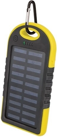 Powerbank solar Setty 5000 mAh amarilla