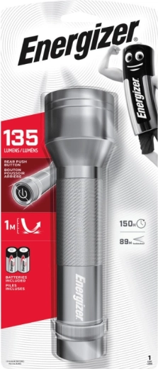 Linterna de mano LED metálica Energizer 2× D