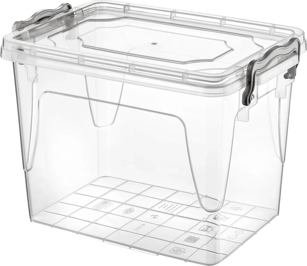 Caja organizadora de plástico MULTI rectangular alta 4,5 l