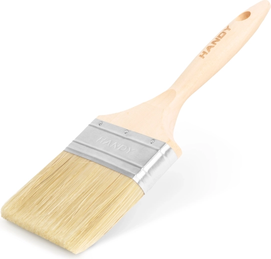 Brocha plana de pintura con mango de madera de 100 mm