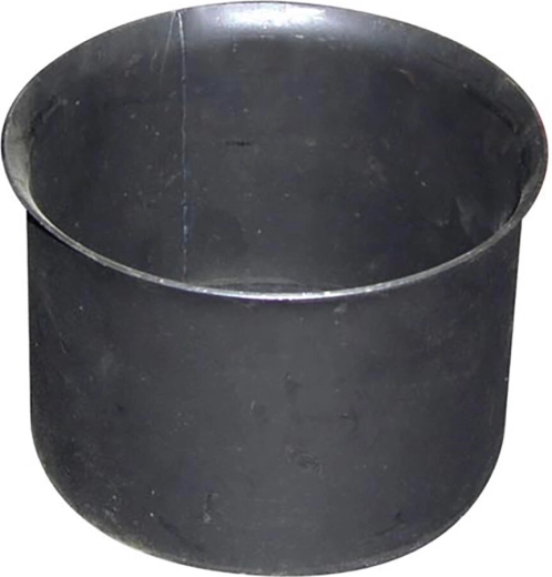 Pasamuros para conducto de humo de acero 160 mm negro