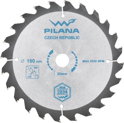 Disco de sierra PILANA SK 5255 WZ 180 mm, 24 dientes
