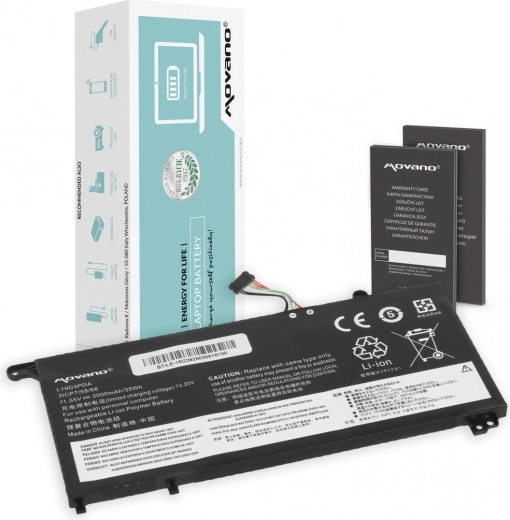Batería Movano L19M3PDA para Lenovo ThinkBook 14/15 G2–G5 (IAP/ITL/ACL/ABA) 3000 mAh 35 Wh