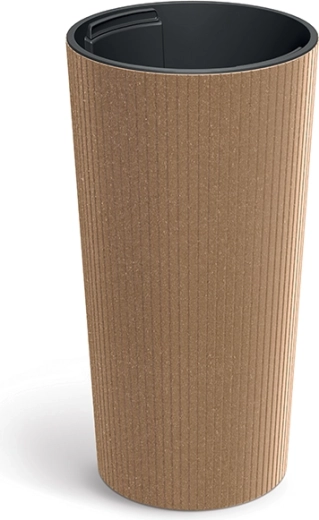 Maceta Lamia Slim Eco Wood 20 cm naturo
