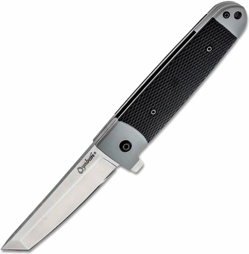Navaja plegable Cold Steel Oyabun 9 cm, negra, Griv-Ex y Kray-Ex