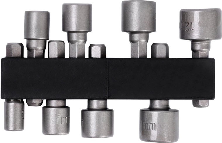 Juego de adaptadores 1/4" 5–12 mm (8 piezas)