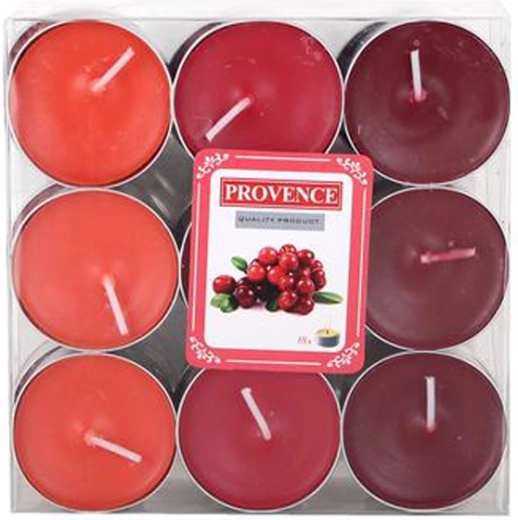 Velas de té Provence arándano rojo 18 uds