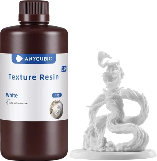 Resina texturizada Anycubic blanca