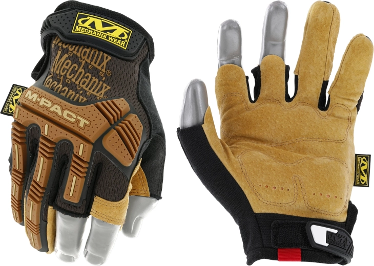 Guantes de trabajo de cuero Mechanix Durahide M-Pact Framer, talla S/8