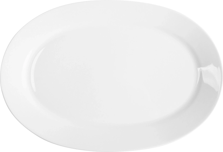 MariaPaula Klasyka bandeja ovalada de servir blanca 33 cm