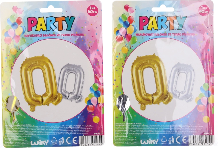 Globo inflable con forma de letra Q