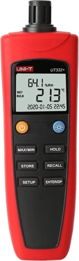 Medidor de temperatura y humedad Uni-T UT332+