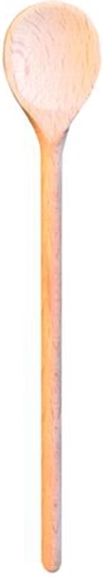 Cuchara de madera redonda de 35 cm de madera de haya