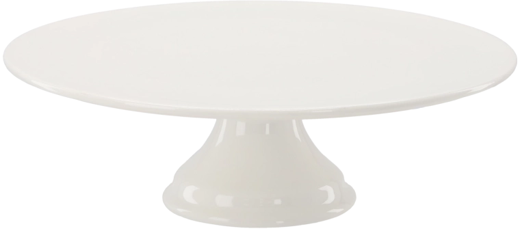 Soporte de porcelana redondo con base 31 × 31 × 9,5 cm