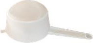 Colador de cocina de plástico con malla densa 9 cm