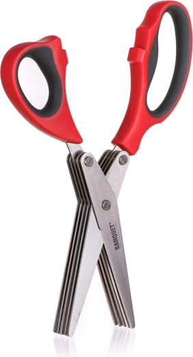 Tijeras para hierbas 21 cm Culinaria rojas