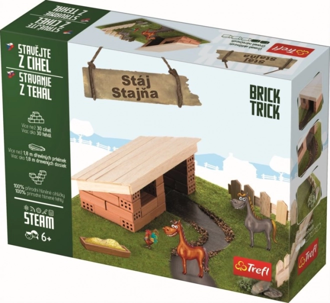 Trefl Brick Trick establo