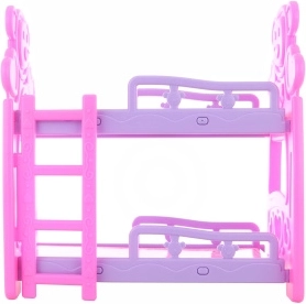 Cama litera de plástico para muñecas