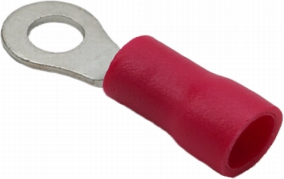 Terminal de cable aislado de 4,3/1,7 mm, rojo