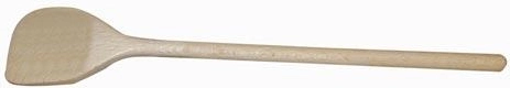 Cuchara de madera redonda con esquina 25 cm