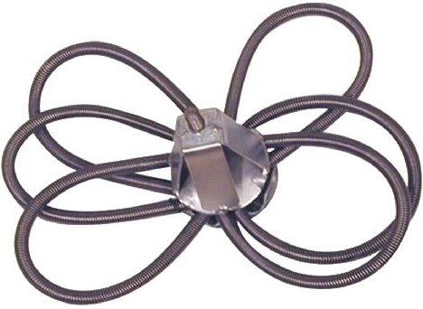 Cepillo de chimenea de acero inoxidable 120–220 mm, 6 muelles