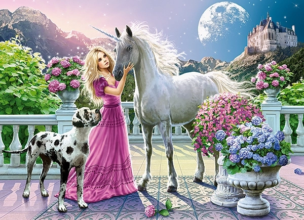 Puzzle de 300 piezas My Friend Unicorn de Castorland
