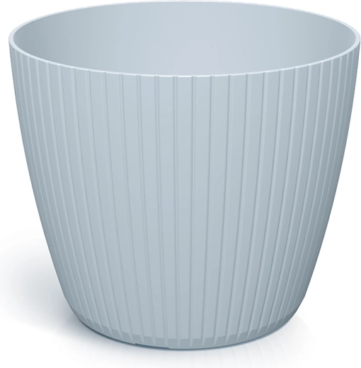 Maceta de plástico Lamia 15,8 cm gris claro