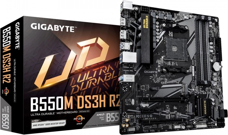 Gigabyte B550M DS3H R2 – placa base microATX con AMD B550, HDMI/DP