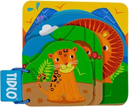 Tidlo libro de madera de la jungla
