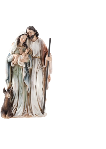 Figura de belén Sagrada Familia (nacimiento de Jesús) - 1 pieza