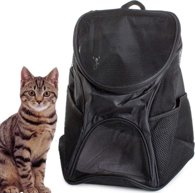 Mochila para animales con sistema de ventilación