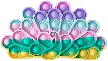 Juguete sensorial antiestrés pavo real – Pavo real