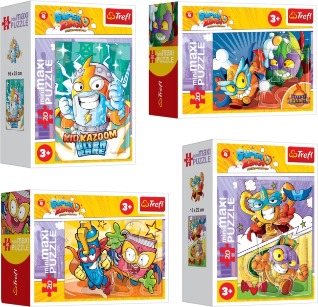 Puzzle Kid Kazoom y Super Zings: A la acción