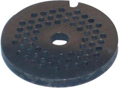 Placa para picadora de carne n.º 5/6 – diámetro 53,4 mm, orificio 8 mm