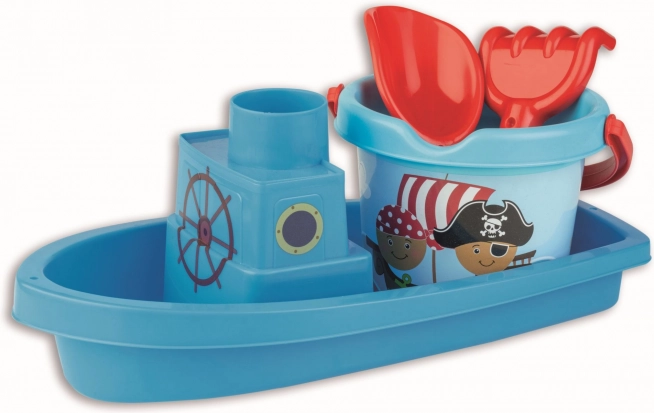 Androni juego de arena Piratas con barco