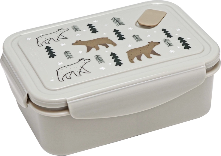 Recipiente para aperitivos con tapa y válvula Kitchisimo Oso 830 ml