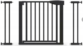 BabyProtect barrera de seguridad para puertas 75–110 cm negra - 1 unidad